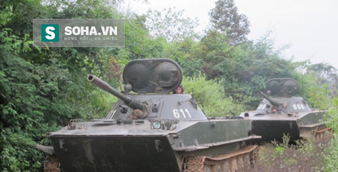Xe tăng thiết giáp của Lào tác chiến cũng không hề kém!