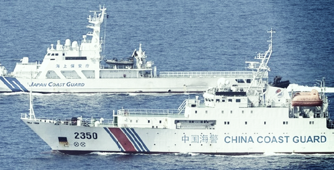 Hoa Đông dậy sóng: Tàu hải cảnh Trung Quốc tăng lên con số kỷ lục