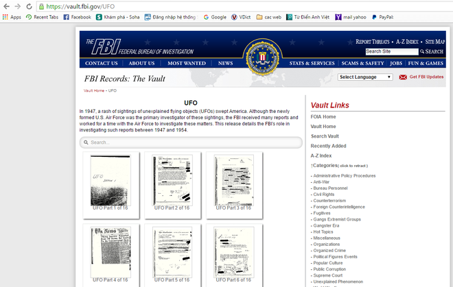 FBI tung ra tài liệu mật về người ngoài hành tinh và UFO - Ảnh 2.