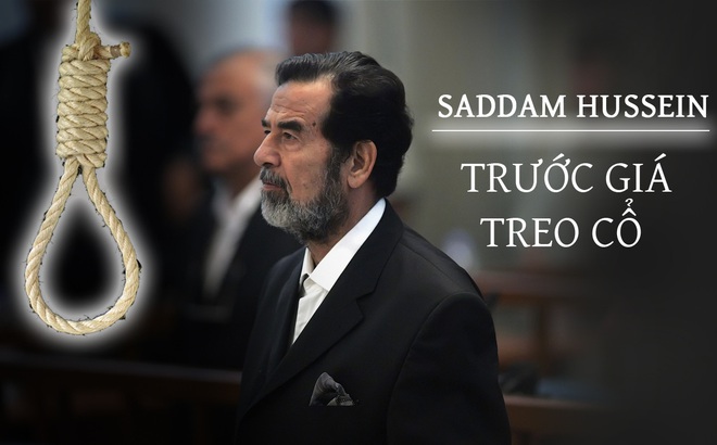 Những giây phút cuối cùng của Saddam Hussein trước khi bước lên giá treo cổ
