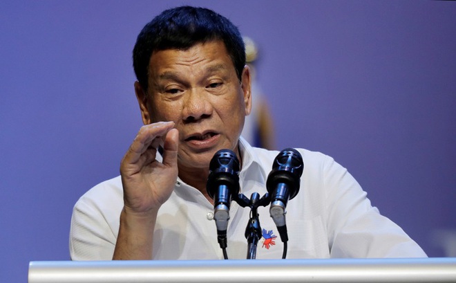 Sau tuyên bố đưa quân chiếm đảo, Duterte nói cân nhắc bán đảo ở biển Đông cho Trung Quốc
