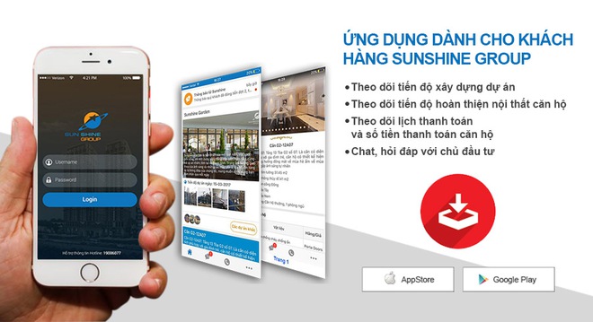 Sunshine Group tặng Smartphone cho khách đã mua nhà để giám sát tiến độ và chất lượng dự án - Ảnh 1.