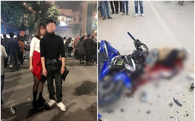 Chàng trai và cô gái tử nạn trên đường về Hà Nội sau khi uống rượu cùng đoàn phượt 160 người