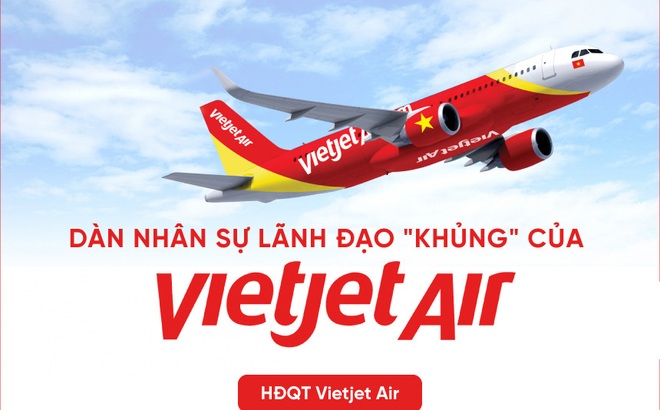 [Infographic] Dàn nhân sự "khủng" điều hành Vietjet Air là ai?