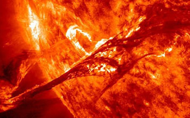 Những trận gió Mặt trời khổng lồ (Ảnh: NASA)
