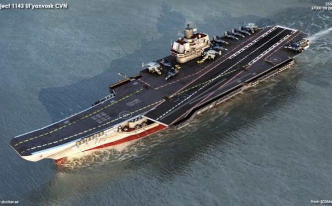 Siêu tàu sân bay 85.000 tấn – Mảng ký ức đen tối mà Nga muốn lãng quên