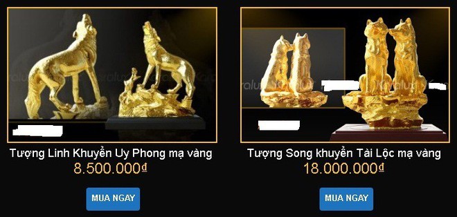 Thị trường Tết 2018: Tượng khuyển dát vàng chục triệu đồng phục vụ đại gia - Ảnh 1.