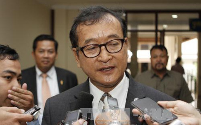 Campuchia: Thủ lĩnh đối lập Sam Rainsy từ chức Chủ tịch đảng CNRP