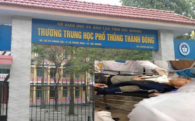 Nam sinh cấp 3 bị đâm, dao vẫn cắm trên ngực khi đi cấp cứu Nam sinh cấp 3 bị đâm, dao vẫn cắm trên ngực khi đi cấp cứu