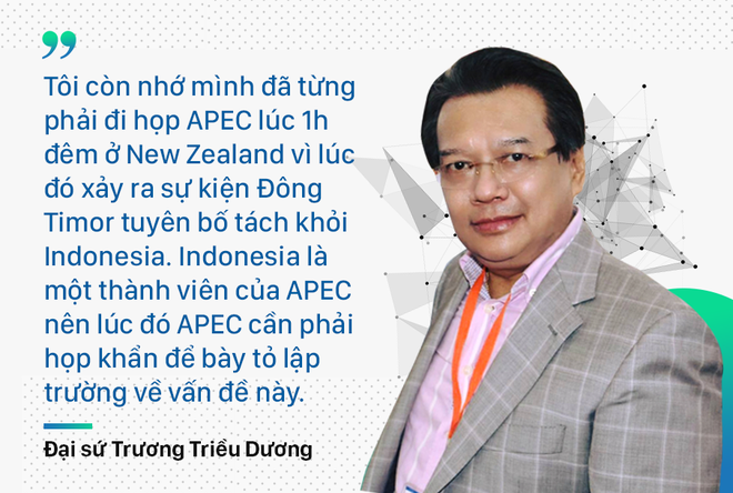 Người Việt Nam đầu tiên dự APEC kể về bản đề án viết trong 2 tuần và cuộc họp lúc 1h đêm