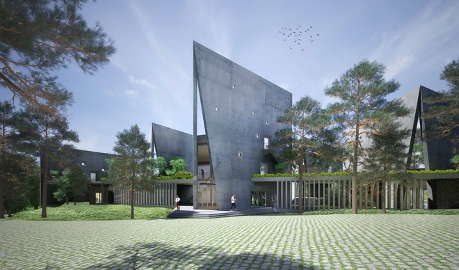 Cận cảnh văn phòng mới của Viettel vừa được vinh danh Dự án tương lai tại Liên hoan kiến trúc quốc tế - Ảnh 1.