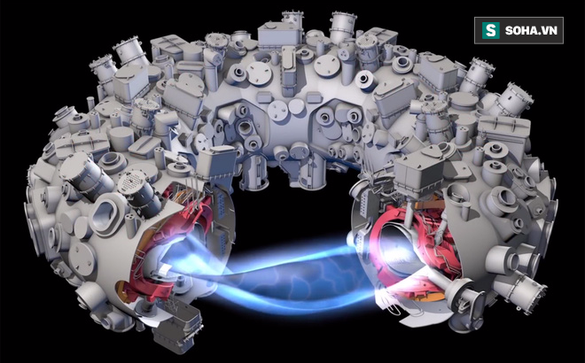 Thiết bị từ trường stellarator. Ảnh Inhabitat.