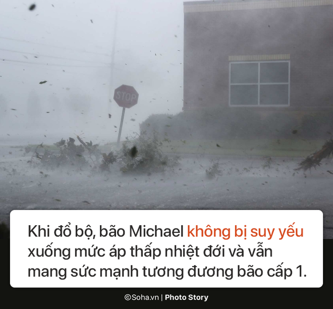 Sức mạnh kinh hoàng của bão Michael và những cảnh không tưởng tượng nổi trên đất liền Mỹ - Ảnh 4.