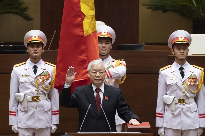 Tổng bí thư Nguyễn Phú Trọng đắc cử Chủ tịch nước với tỷ lệ phiếu 99,79% - Ảnh 2.