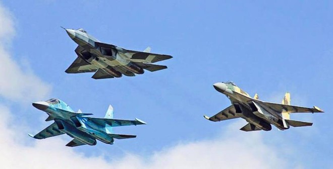Su-57 Nga sáº½ tiáº¿p tá»¥c oanh táº¡c á» Syria: ÄÃ¡nh khá»§ng bá» hay dáº±n máº·t F-22 Má»¹? - áº¢nh 1.
