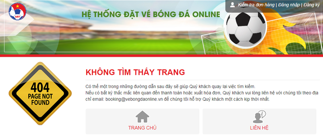 Trang web bán vé AFF Cup 2018 tê liệt, tất cả các mệnh giá đều thông báo đã bán hết hoặc chờ thanh toán - Ảnh 3.