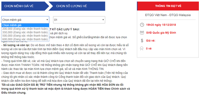 CẬP NHẬT: Trang web bán vé thông báo Hết vé chỉ sau 3 phút - Ảnh 1.