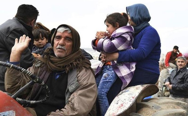 Dân Syria làm lá chắn sống ngăn quân Thổ Nhĩ Kỳ