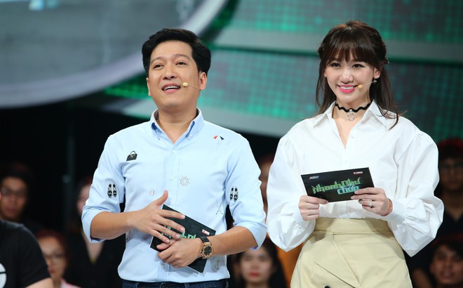 Trường Giang: "Không ai dám mời Hari Won làm MC vì nói lớ" Trường Giang: "Không ai dám mời Hari Won làm MC vì nói lớ"