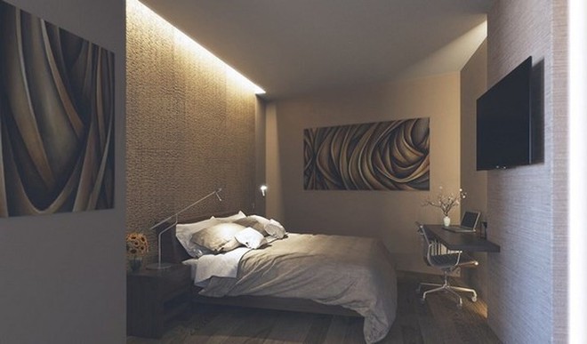 Ý tưởng trang trí phòng ngủ bằng đèn tuyệt đẹp - Ảnh 2.