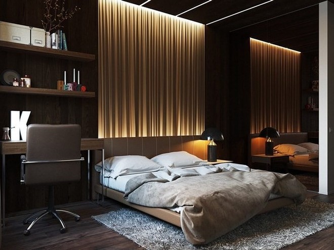 Ý tưởng trang trí phòng ngủ bằng đèn tuyệt đẹp - Ảnh 4.