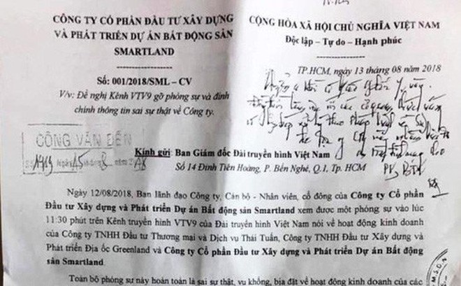 Giám đốc, nhân viên VTV9 bị doanh nghiệp đe dọa truy sát