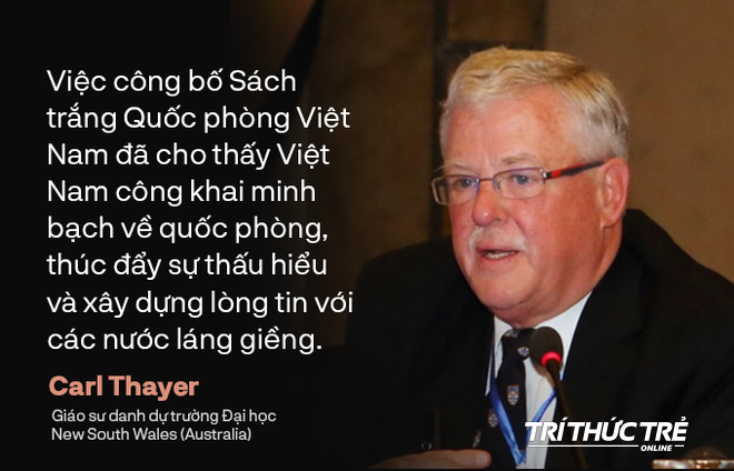 GS Thayer: Sách trắng Quốc phòng thể hiện rõ quan điểm “hòa bình” và “tự vệ” của Việt Nam - Ảnh 1.