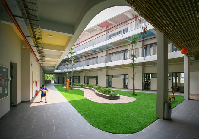 Ngôi trường đầy màu sắc có lối kiến trúc độc đáo bậc nhất Việt Nam - Ảnh 9.