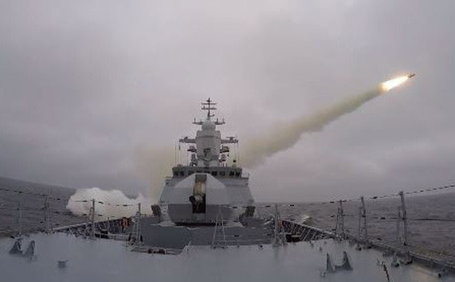 Công bố clip Nga bắn tên lửa trên biển Baltic