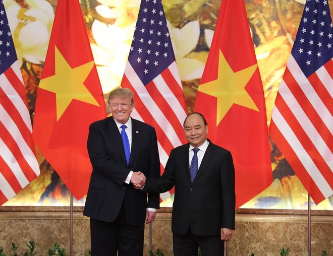 [ẢNH] Toàn cảnh cuộc hội đàm của Tổng thống Mỹ Donald Trump và Tổng Bí thư, Chủ tịch nước Nguyễn Phú Trọng - Ảnh 24.