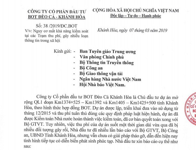 Nhà đầu tư BOT Ninh Lộc kiến nghị nóng: Mời Bộ Giao thông kiểm tra trạm, chính quyền, người dân giám sát - Ảnh 3.