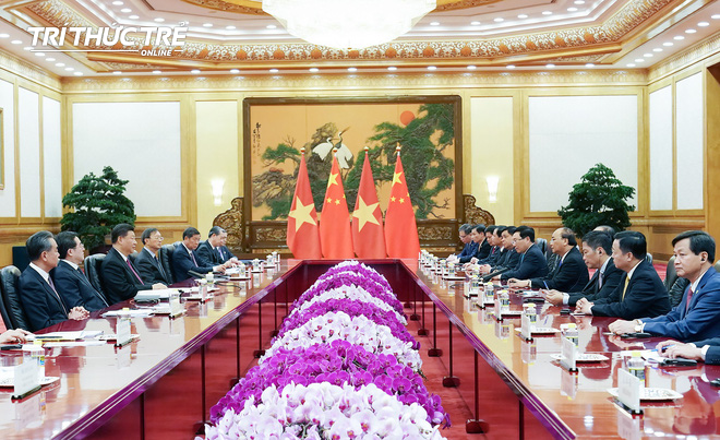 Thủ tướng hội kiến Tổng bí thư, Chủ tịch nước Trung Quốc Tập Cận Bình - Ảnh 6.