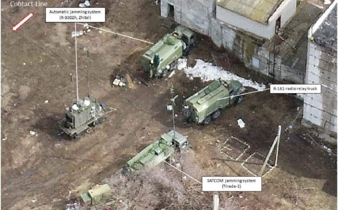 Tổ hợp gây nhiễu tối mật Nga lộ diện ở Ukraine: Để 