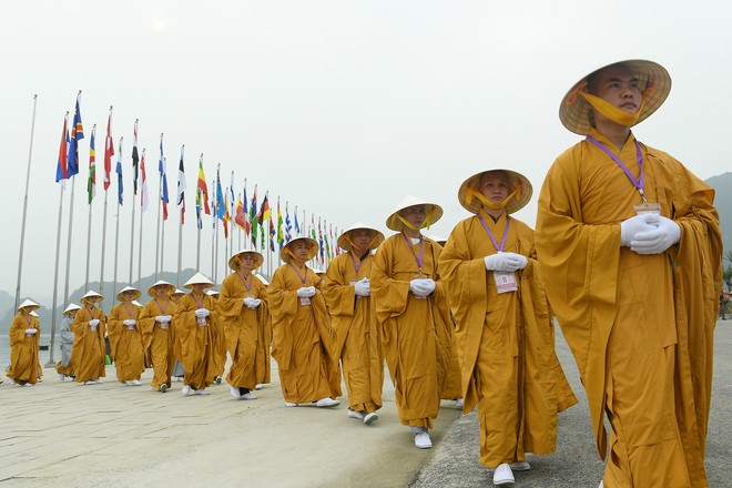 Hội trường sức chứa 3.000 người chùa Tam Chúc sẵn sàng cho giờ khai mạc Vesak - Ảnh 2.