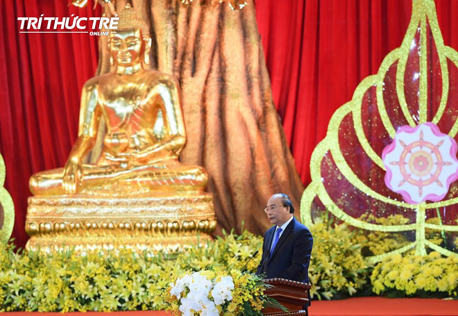 Thủ tướng Nguyễn Xuân Phúc dự khai mạc Vesak tại chùa Tam Chúc, Hà Nam - Ảnh 9.