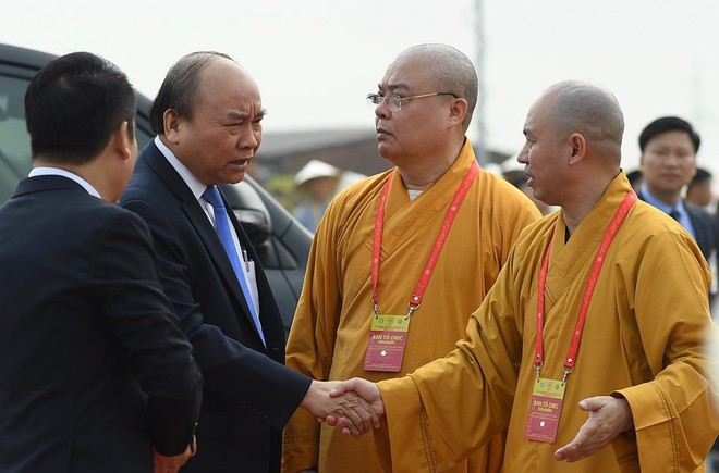 Thủ tướng Nguyễn Xuân Phúc dự khai mạc Vesak tại chùa Tam Chúc, Hà Nam - Ảnh 5.