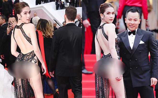 Ngọc Trinh "mặc như không mặc" xuất hiện tại thảm đỏ Cannes 2019 và phản ứng của cư dân mạng Ngọc Trinh "mặc như không mặc" xuất hiện tại thảm đỏ Cannes 2019 và phản ứng của cư dân mạng