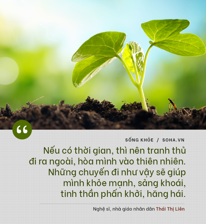 Bí quyết từ ‘người mẹ vĩ đại’ 102 tuổi của NSND Đặng Thái Sơn: Thể dục, thiên nhiên, nước muối... và mỹ phẩm - Ảnh 4.