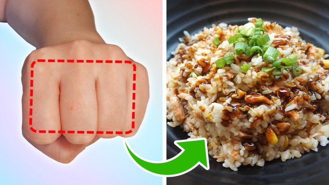 Quy tắc bàn tay: Công thức vàng để đo lượng thực phẩm trong 1 bữa ăn cho mỗi người - Ảnh 4.