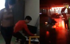 Clip: Người đ&#224;n &#244;ng mang tivi ra giữa đường đập sau b&#224;n thua ở ph&#250;t cuối của U23 Việt Nam