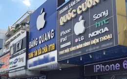 Apple sẽ mạnh tay xử các cửa hàng Việt Nam treo logo trái táo bừa bãi