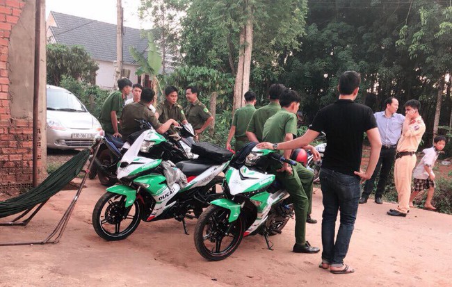 Để tránh xảy ra hỗn chiến, hàng chục cảnh sát tăng cường bảo vệ kho điều tiền tỷ