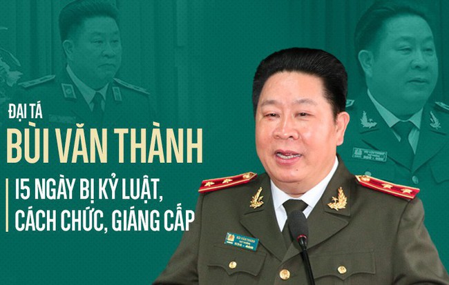 15 ngày bị kỷ luật, cách chức, giáng cấp của Đại tá Bùi Văn Thành