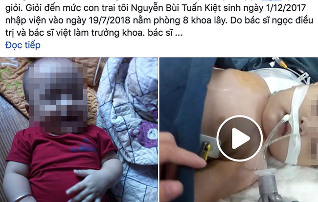 9 ngày không tìm ra bệnh, gia đình tố bệnh viện tắc trách làm bé 7 tháng tử vong
