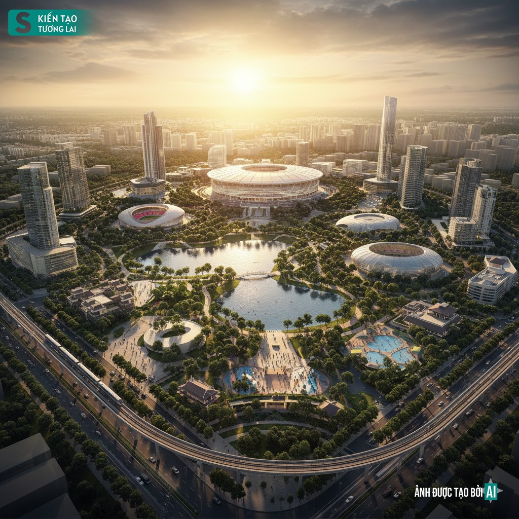 Chưa từng có: TP của Việt Nam sẽ có đô thị thể thao đẳng cấp Olympic rộng 16.000 ha khiến khu vực trầm trồ- Ảnh 3. Chưa từng có: TP của Việt Nam sẽ có đô thị thể thao đẳng cấp Olympic rộng 16.000 ha khiến khu vực trầm trồ- Ảnh 3.