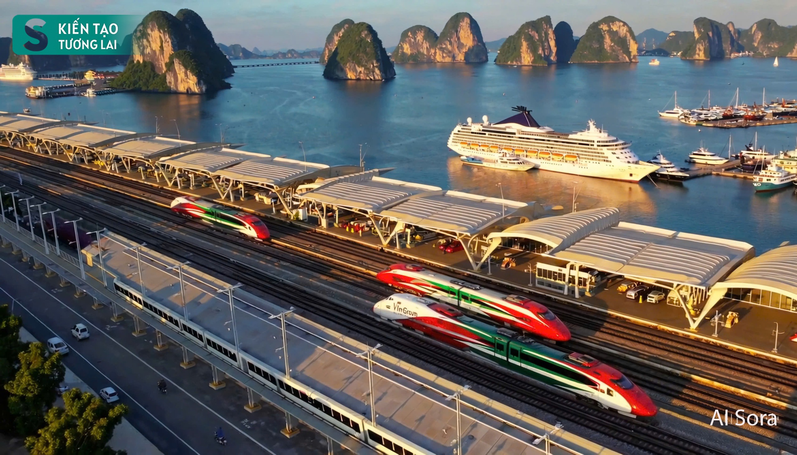 Chỉ 30 phút từ Hà Nội-Quảng Ninh bằng tàu 300km/h?: Ước mơ sáng con học ở Hà Nội tối về Hạ Long với bố mẹ - Ảnh 1.