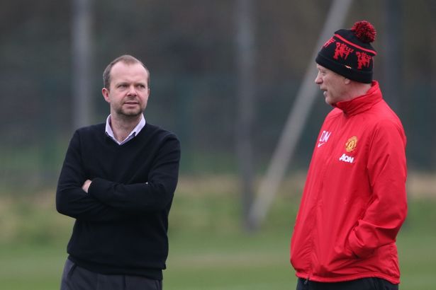 David Moyes nói chuyện với Ed Woodward vào sáng thứ Hai