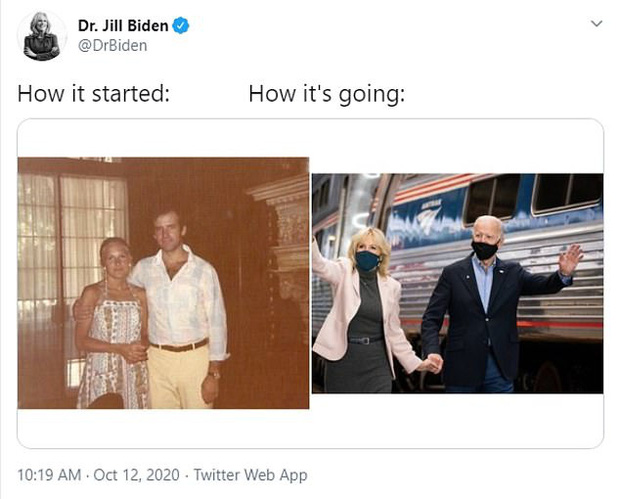 Trào lưu bắt đầu và kết thúc gây sốt trở lại với sự hưởng ứng hài hước của dân mạng, vợ của ông Joe Biden cũng kịp bắt trend - Ảnh 6.