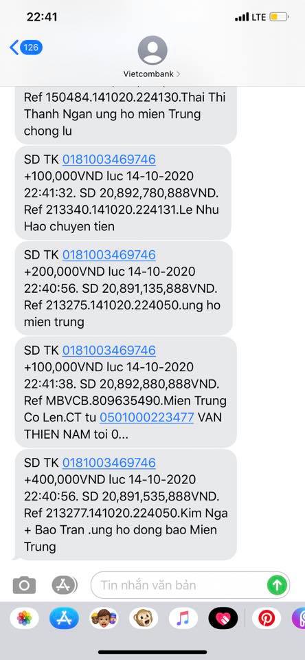 Thuỷ Tiên: Nhìn vào tin nhắn hết hồn luôn vì đã nhận được hơn 22 tỷ chưa đến 2 ngày! - Ảnh 1. Thuỷ Tiên: Nhìn vào tin nhắn hết hồn luôn vì đã nhận được hơn 22 tỷ chưa đến 2 ngày! - Ảnh 1.