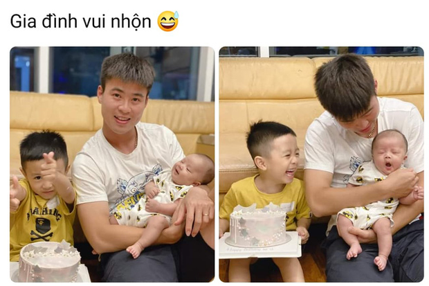 Xem ảnh bé Ú đang nô đùa với bố Duy Mạnh và cổ vũ Hà Nội FC sẽ khiến bạn cảm thấy thật ấm áp và vui tươi. Bấm vào hình ảnh để thưởng thức khoảnh khắc đáng yêu này.